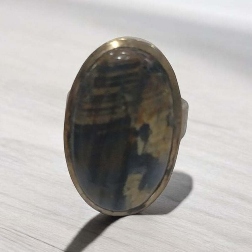 Copper and brown Gemstone Ring